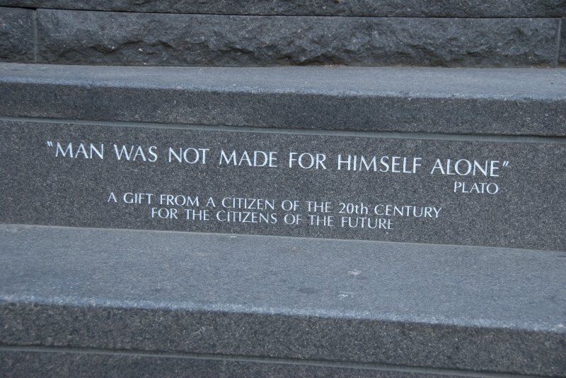 Seattle080309-8523.jpg - Garden of Remembrance at Benaroya Hall by Robert Murase. Washington State War Memorial.