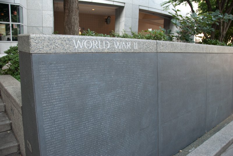 Seattle080309-8530.jpg - Garden of Remembrance at Benaroya Hall by Robert Murase. Washington State War Memorial.