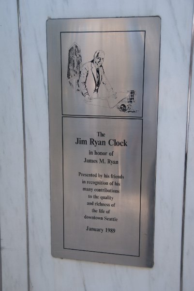 Seattle080309-8597.jpg - Jim Ryan Clock, 1989.  At Rainier Tower.