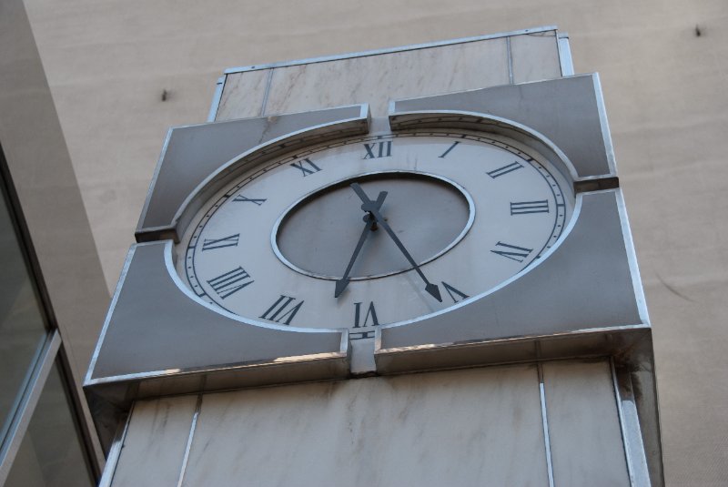 Seattle080309-8598.jpg - Jim Ryan Clock, 1989.  At Rainier Tower.