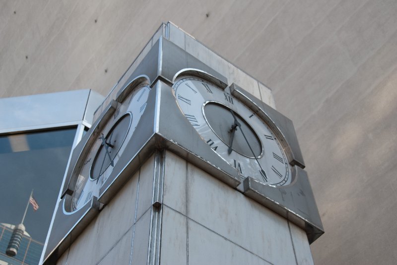 Seattle080309-8599.jpg - Jim Ryan Clock, 1989.  At Rainier Tower.