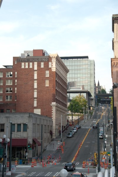 Seattle080309-8719.jpg - Looking North East Up James St at Yesler Way