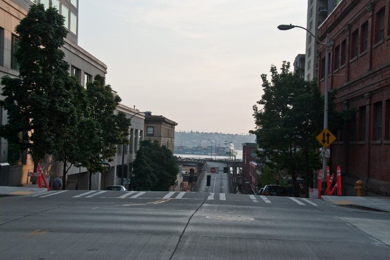 Seattle080309-8724.jpg - Looking South West on Seneca St at 2nd Ave at Elliott Bay