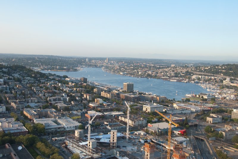 Seattle080309-8338.jpg - Lake Union, view looking North from the Space Needle