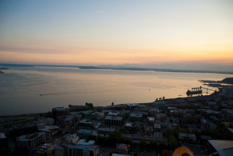 Seattle080309-8424.jpg - Elliot Bay, view looking South West from the Space Needle SkyCity Restaurant