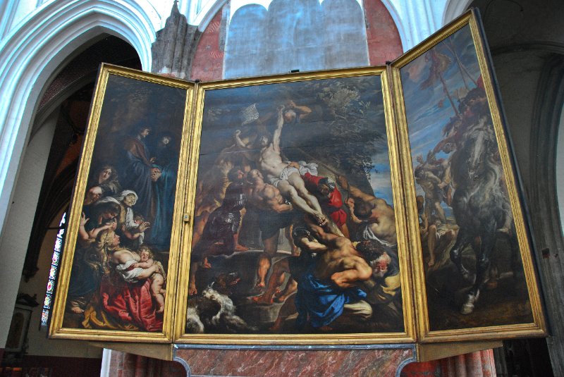 Antwerp021610-1427.jpg - The Raising of the Cross (1609-1610).  Peter Paul Rubens (1577-1640)