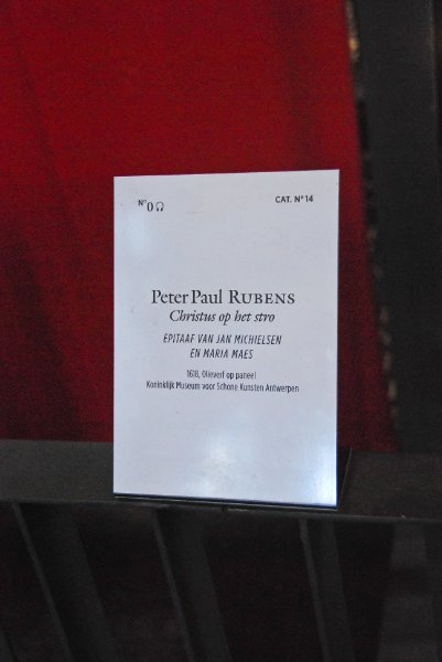 Antwerp021610-1438.jpg - Peter Paul Rubens. Christus op het stro / Christ on the straw. Epitaaf van Jan Michielsen en Maria Maes. 1618, Olieverf op paneel. Koninklijk Museum voor Schone Kunsten Antwerpen