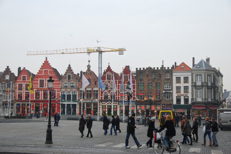 Bruge021710-1747.jpg - North Side of Markt -- gabled-roofed houses.