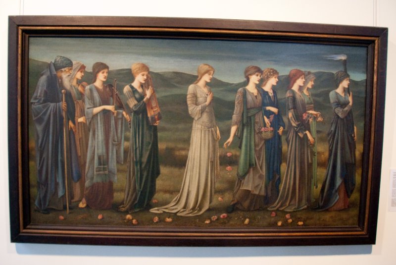 Brussels021410-1103.jpg - Edware BURNE-JONES, England 1833-1898, Le Cortege Nuptial de Psyche / Phsyche's Wedding, 1895.