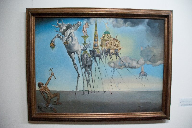 Brussels021410-1107.jpg - Salvador DALI, Spain 1904. La Tentation de Saint-Antoine, 1946.