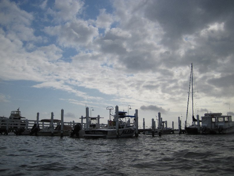 Captiva051310-0806.jpg - Just after launching from McCarthy Marina, note the threatening weather (south/right), clear weather (North/left)