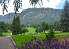 East Course  First hole, East Course. Scences from Cheyenne Lake at the Broadmoor Resort, Colorado Springs : 2017, Broadmoor