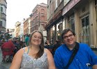 Jack and Liz  DInner at Cafe Charbon, near our hotel.  Brussels. : 2017, Belgique, België, Brussel<br>Belgium, Brussels, Brussles, Bruxelles
