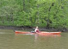 Liz  Liz paddling near the Wheeling section of the Des Plaines River Canoe and Kayak Marathon, 2017 : 2017.kayaking, Des Plaines River, Des Plaines River Canoe and Kayak Marathon, paddling