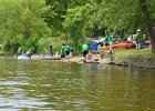Finish line. Fox River  Approaching the finish line. Fox River Canoe Kayak Race from St Charles to Aurora : 2017, Fox River, Fox River Canoe and Kayak Race, Fox Valley Park District, Kayaking, paddling