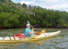 Cathie, Kayaking Buck Key  Cathie, Kayaking around Buck Key.  Southerly wind, tide coming in.  Started South along Roosevelt Channel, then went all the way around the far side. : 2018, Buck Key, Captiva, Kayaking
