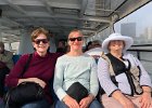 SanFranciscoSisters040118-3799  Ferry to Salsalito. Cathie, Vicki and Sue in San Francisco 4/1/18