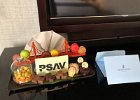 SanFranciscoSisters040118-3804  Ritz Hotel gift from PSAV team. Cathie, Vicki and Sue in San Francisco 4/1/18