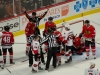 At the Hawks goal. Blackhawks v Ottawa At the Hawks goal. Blackhawks v Ottawa