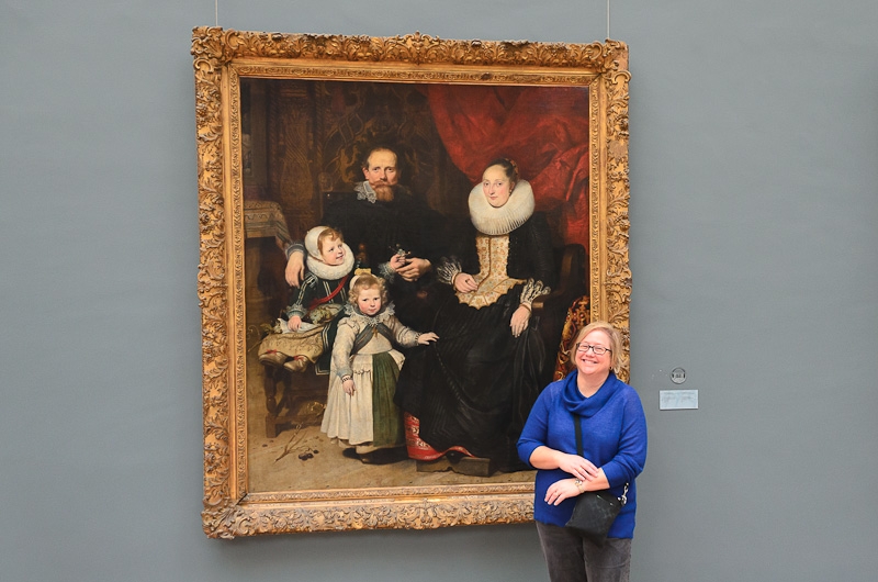 Cathie and her favorite painting
