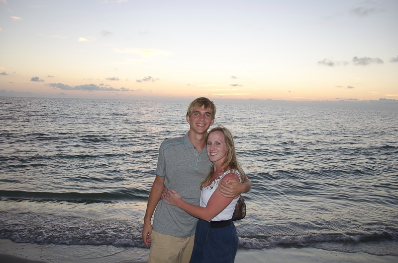 Mike and Liane, Sunset on Captiva Beach
