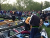 Start Area. Kayak Des Plaines River Canoe and Kayak Marathon from Libertyville to Prospect Heights