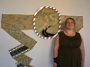 Liz in front of "To Pave" Liz in front of "To Pave"
