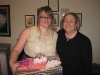 Liz and Cathie, Birthday dinner 2013