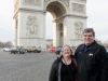 Jack and Cathie. L'Arc de Triomphe