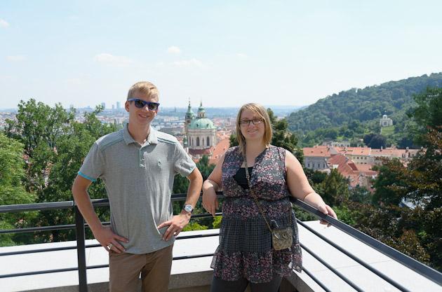 Liz and Mike. Starý královský palác (old Royal Palace. Pražský hrad / Prague Castle Liz and Mike