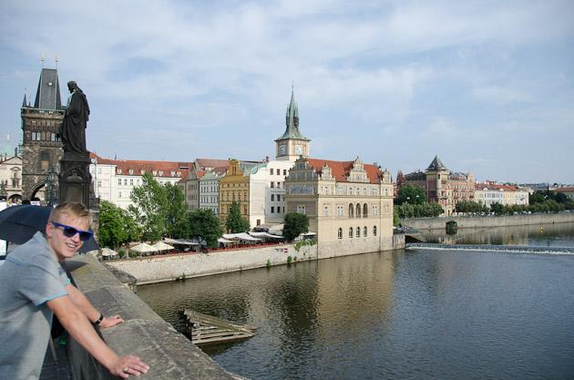 Mike. Muzeum BedÅicha Smetany / Bedrich Smetana Museum view from the Charles Bridge / Karlův most Charles Bridge
