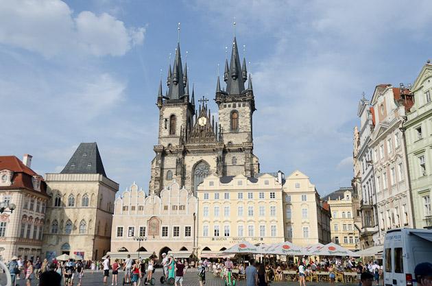 Týnský chrám/Týn Church in the Old Town Square/StaromÄstské námÄstà Týn Church