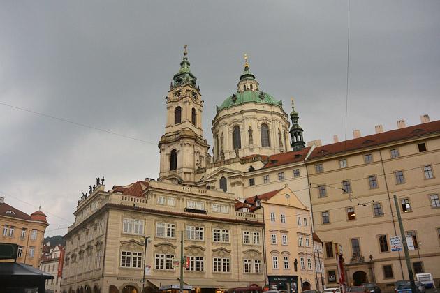 Church of St. Nicholas  view from Lesser Town Square / Malostranské námÄstà Church of St. Nicholas
