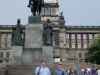 Jack and Mike at Saint Wenceslas memorial Jack and Mike at Saint Wenceslas memorial