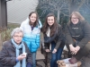 Around the fire on the patio, Thanksgiving 2013
