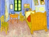 "The Bedroom," 3rd painting by Van Gogh, by Sept 28, 1889. (scan "The Bedroom," 3rd painting by Van Gogh, by Sept 28, 1889. (scan