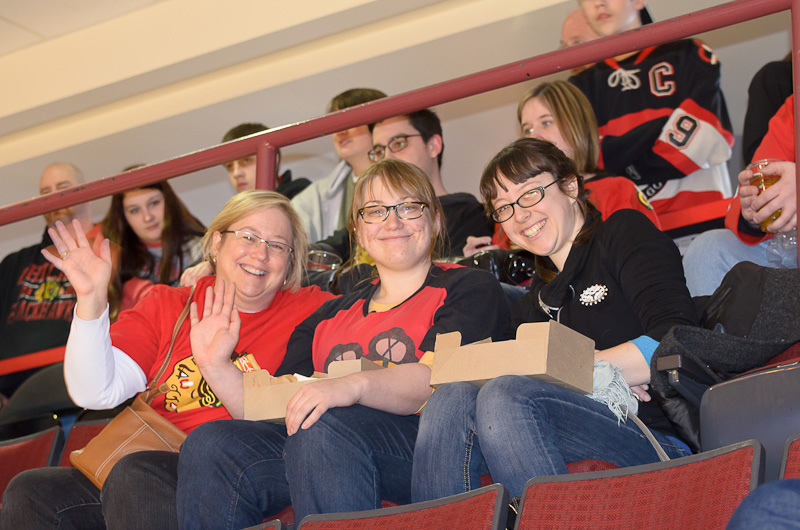 Blackhawks vs Predators Hockey Game