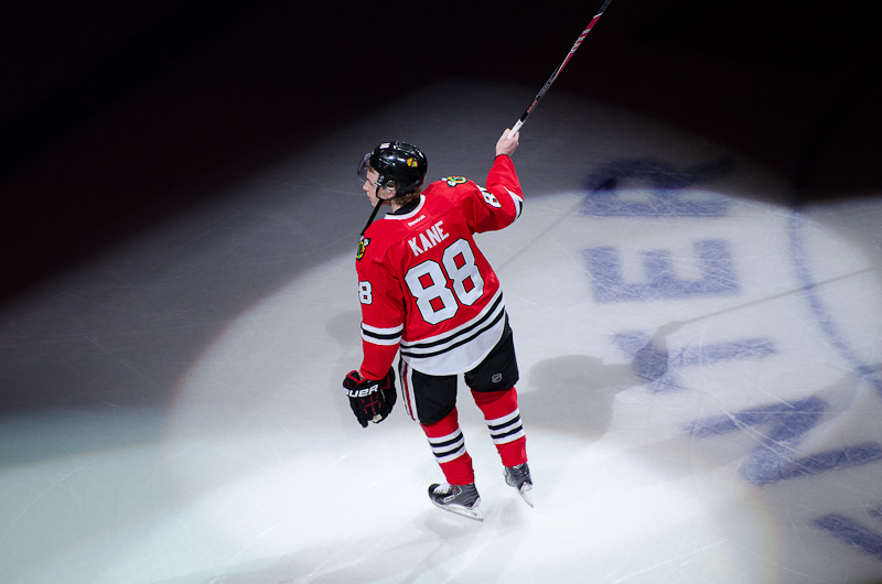 Hawks vs Flames Hockey
