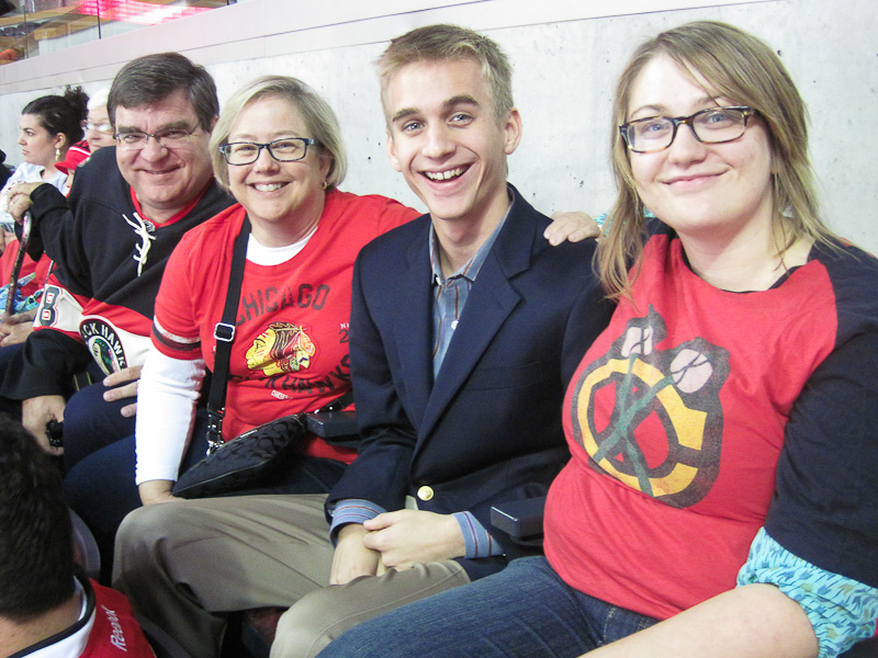 Blackhawk vs Detroit Preseason Hockey with Liz, Mike and Friends