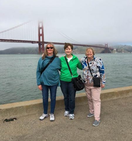 Cathie, Vicki, and Sue weekend in San Francisco 4/1/18